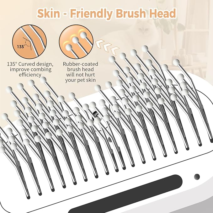 3-in-1 Steam Brush Hair Removal for your Dogs & Cats — Clean, Shiny!