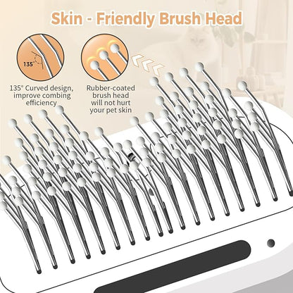 3-in-1 Steam Brush Hair Removal for your Dogs & Cats — Clean, Shiny!